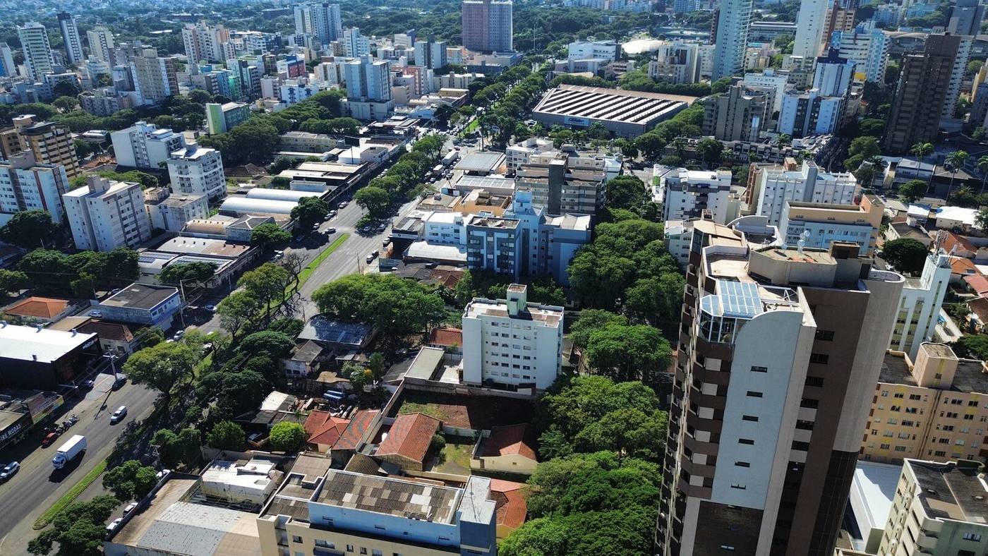 Vista aérea da Zona 07 de Maringá